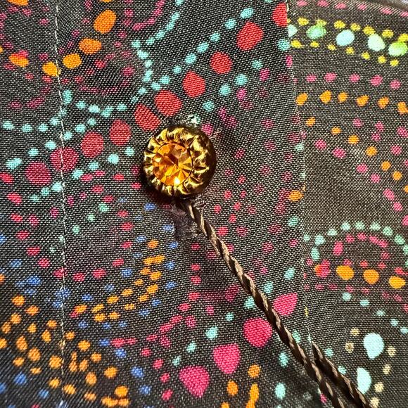 NWT Robert Graham Gabriela Silk-Blend Shirt Women’s Medium Multi WR22111 - Picture 13 of 15